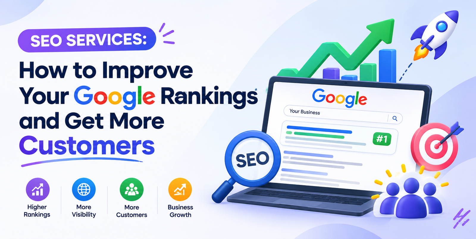 SEO Services to improve Google rankings and attract more customers