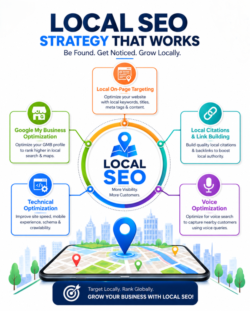 Local SEO Strategy Infographic